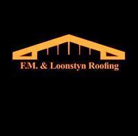 F.M. Roofing logo